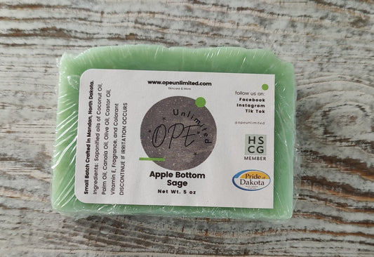 Apple Bottom Sage Soap 5oz