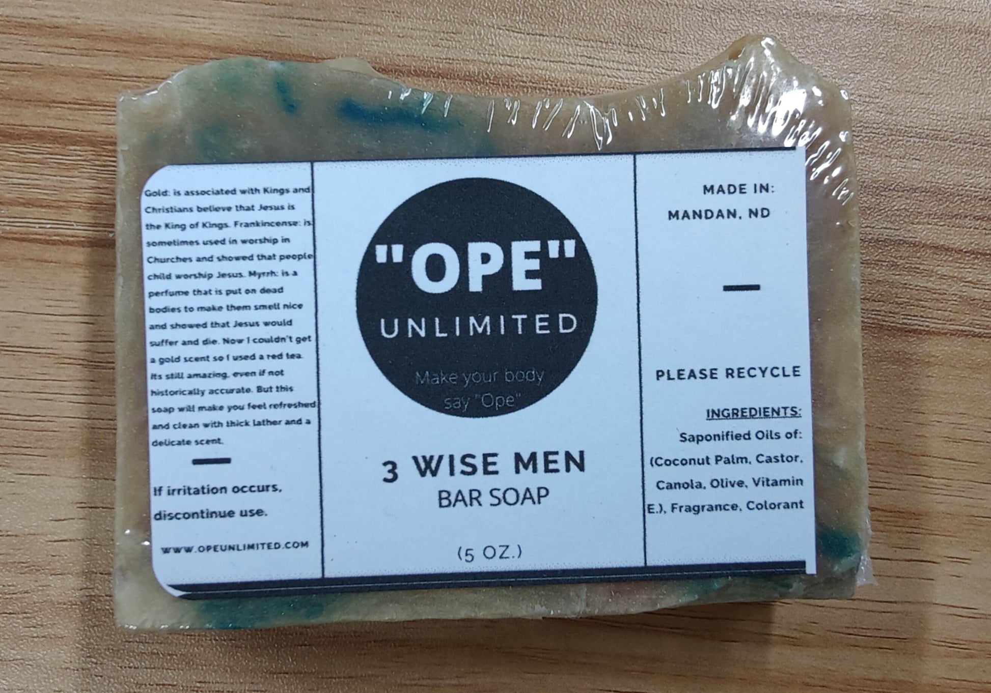 3 Wise Men Soap 5oz
